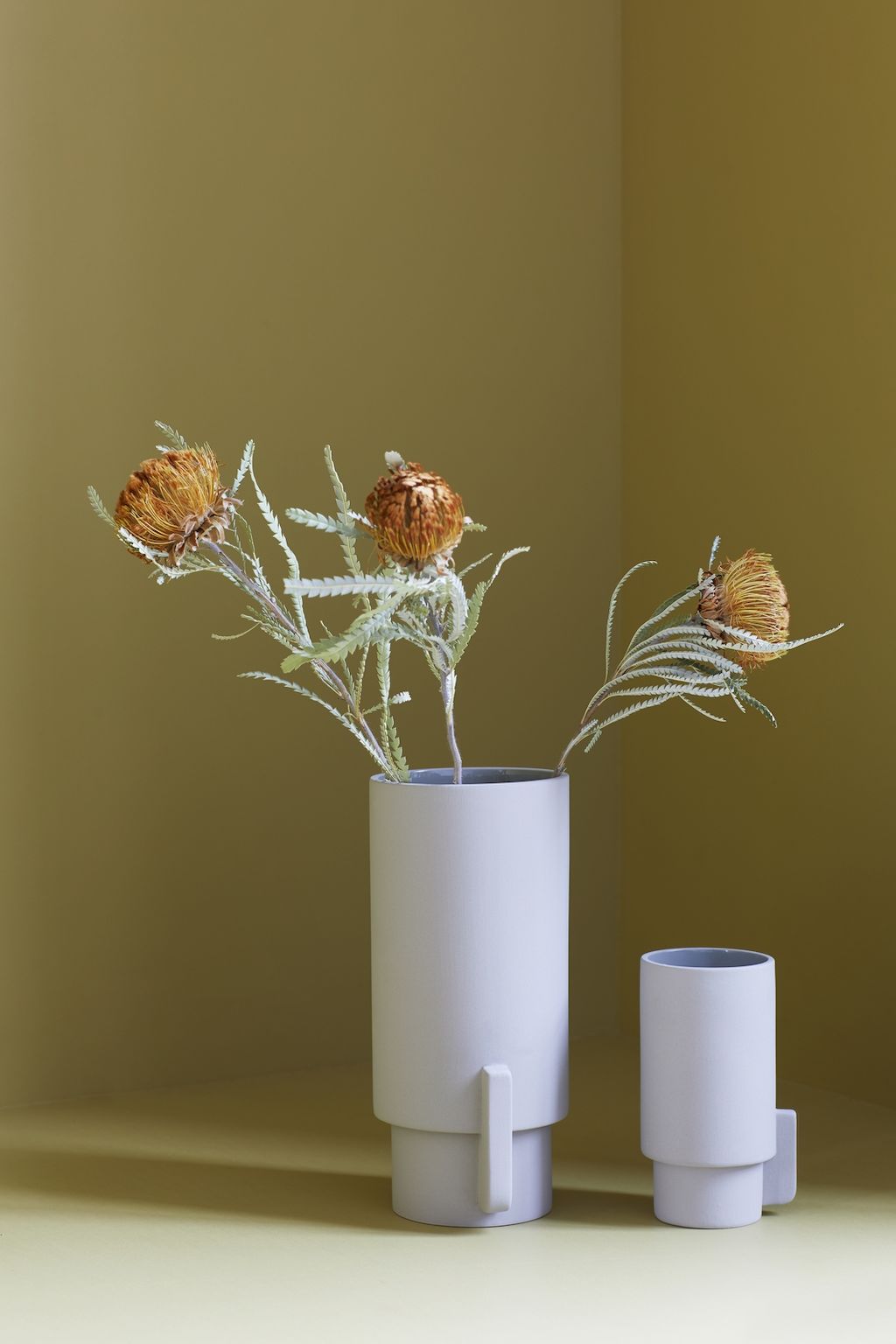 Form And Refine Alcoa Vases Yellow