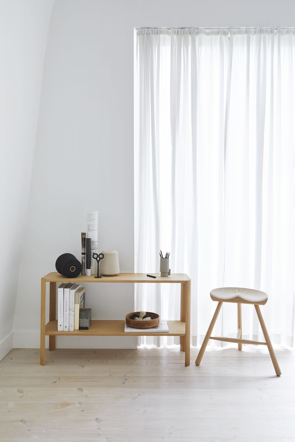 Goldkant Fr Leaf Shelf 1X2 Shoemaker White Oak
