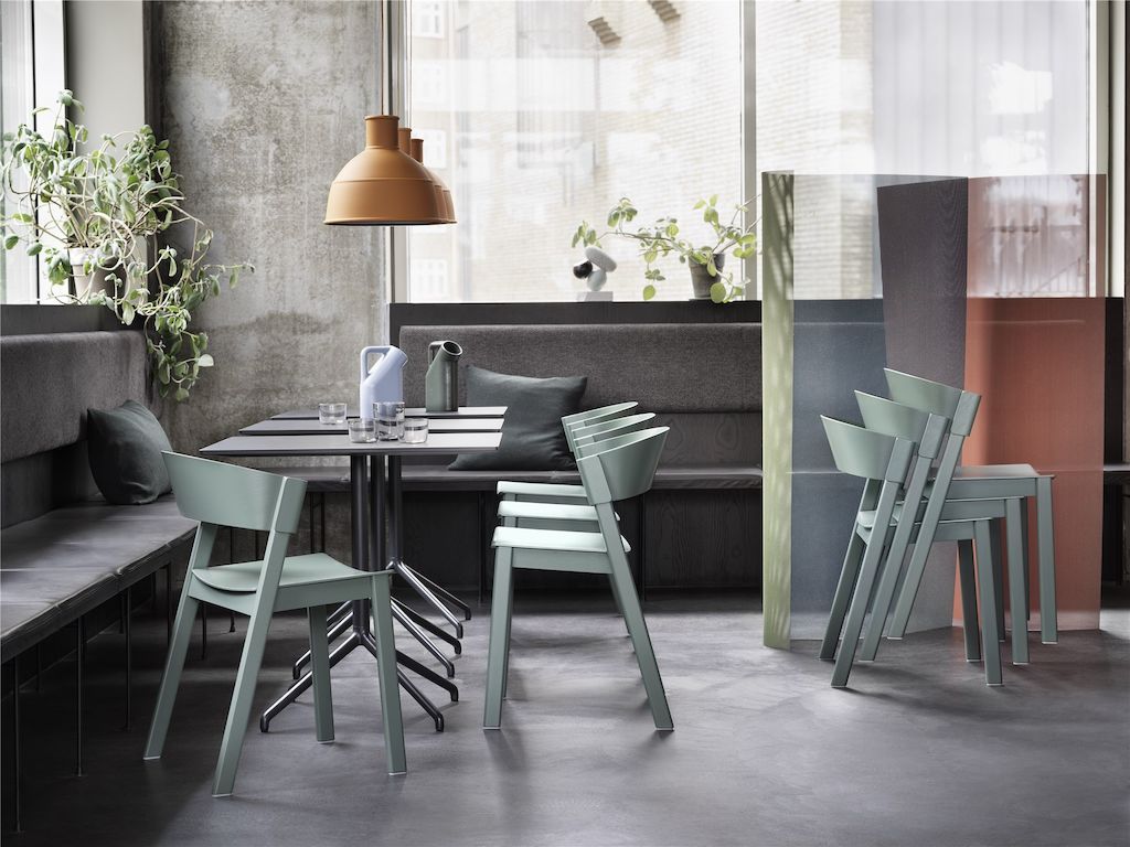 Goldkant Cover Side Chair Green Stackable Still Cafe Table Unfold Pendant Lamp Tub Jug Muuto Org