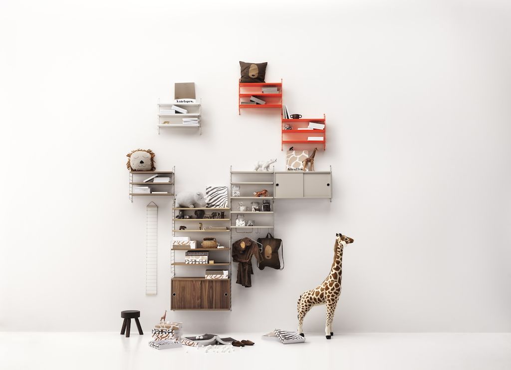 Goldkant Inspiration String System Pocket Kidsroom Walnut Oak Ash Beige Neon White Landscape Xlarge