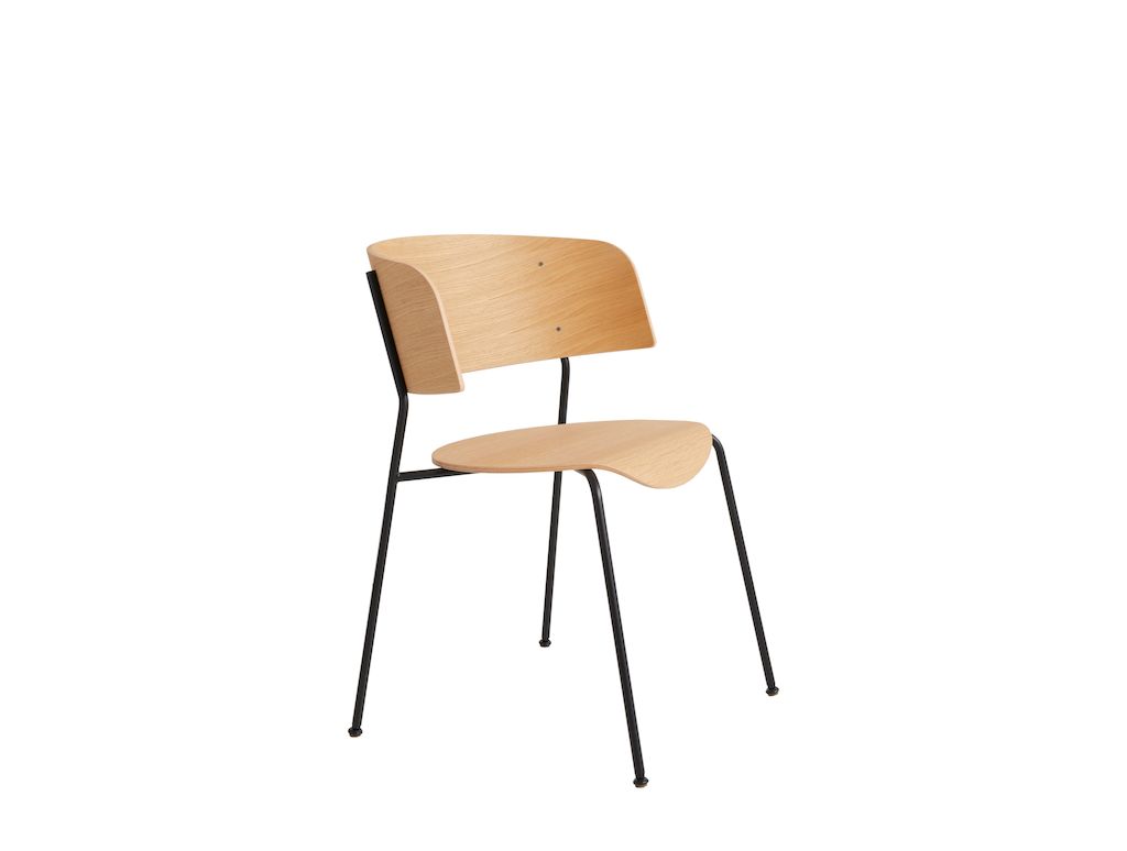 Goldkant Objekte Unserer Tage Wagner Armrest Chair Oak